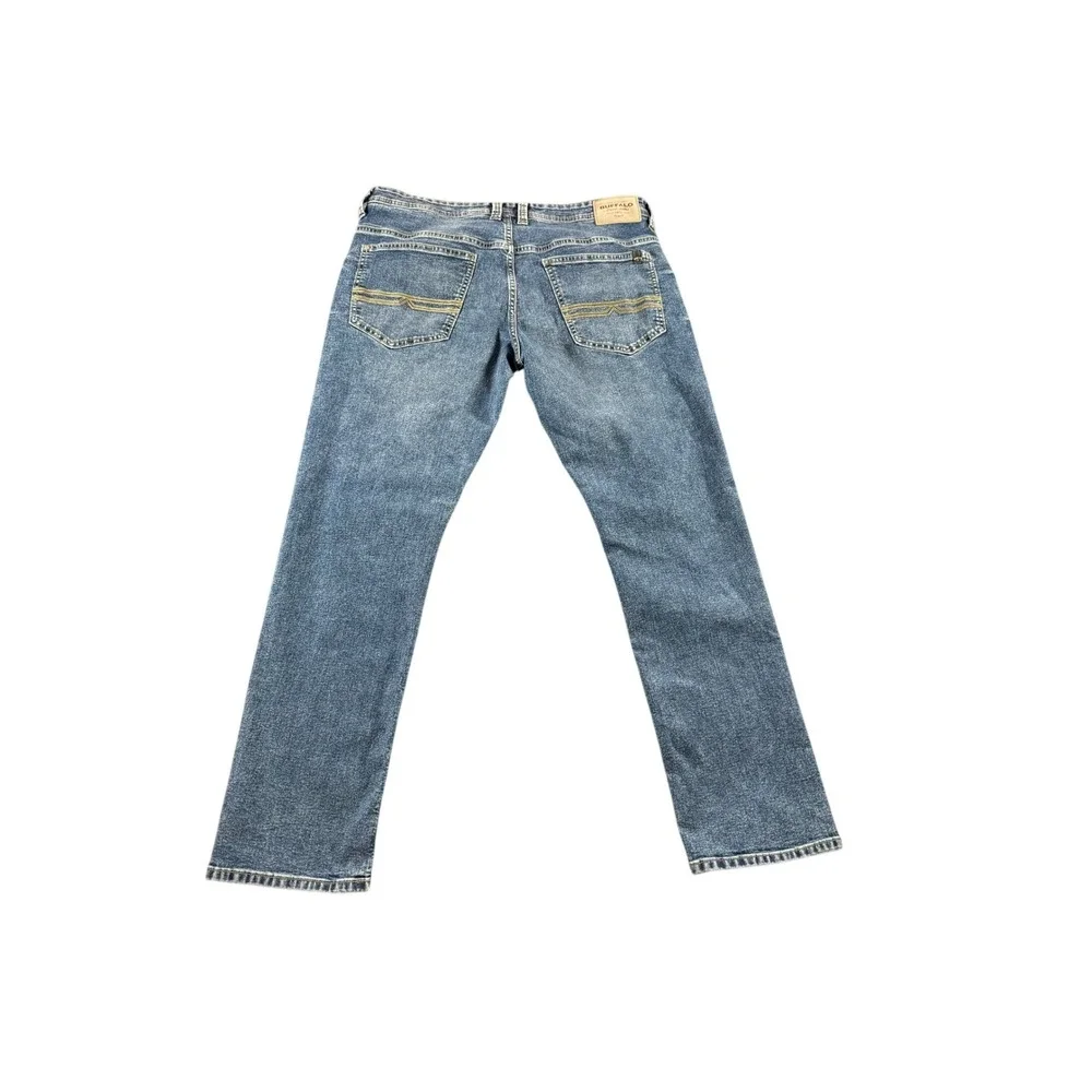 Buffalo David Bitton Jeans Evan X Slim Straight Stretch 36x29 Medium Wash